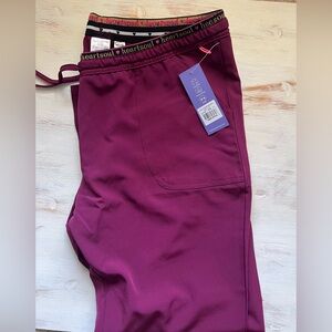 NWT HeartSoul Break On Through Women Scrubs Pant | XL